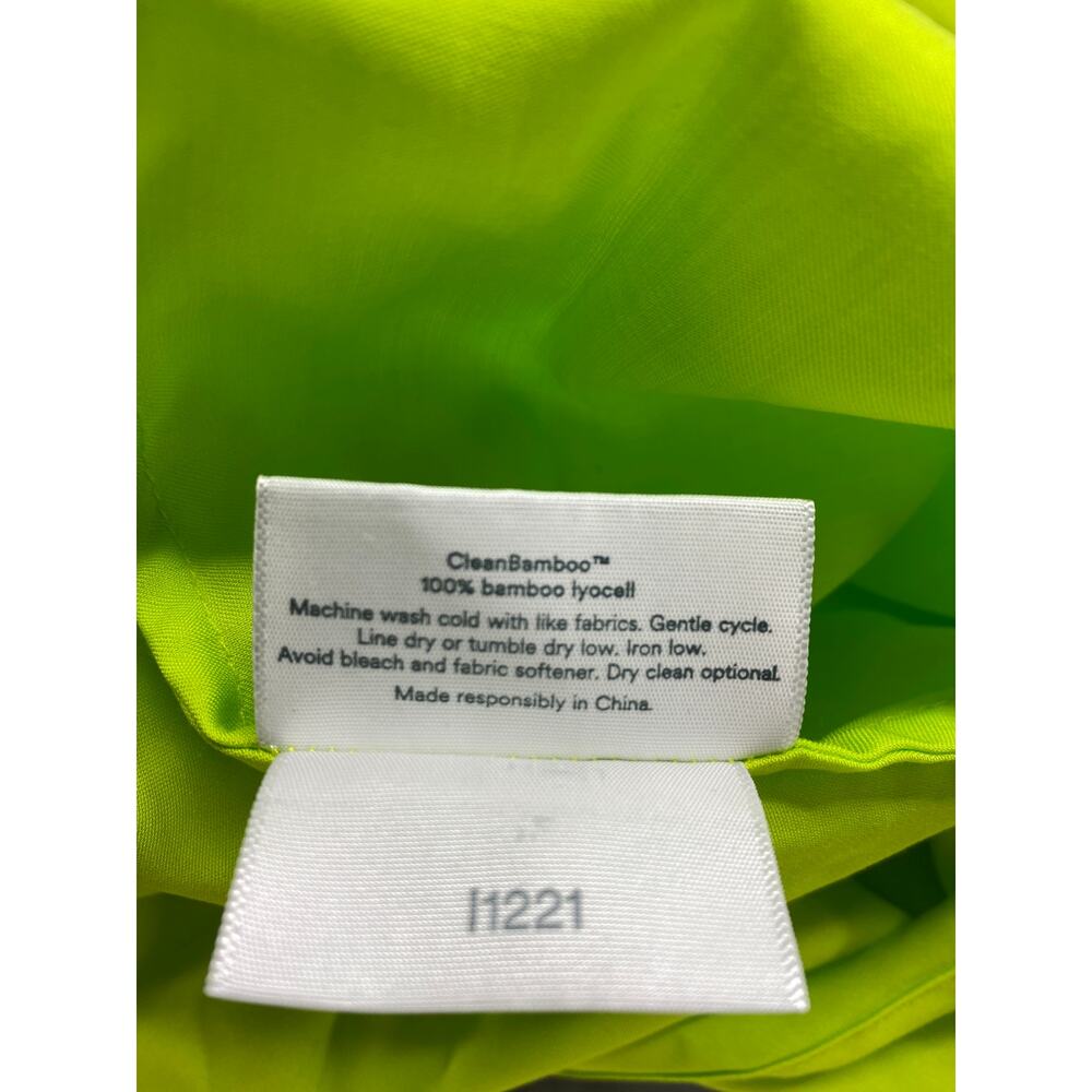 Brand New Ettitude Womens Size Small Neon Green Sleeveless Tank Top Shirt Bamboo - Picture 7 of 7